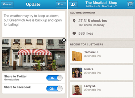 Foursquare presenta Foursquare for Business, su aplicación independiente para gestionar negocios