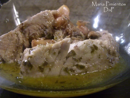 Atún escabechado. Receta