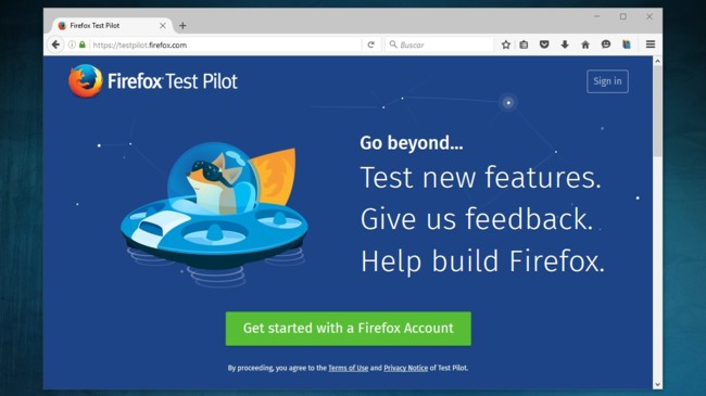 Firefox Test Pilot