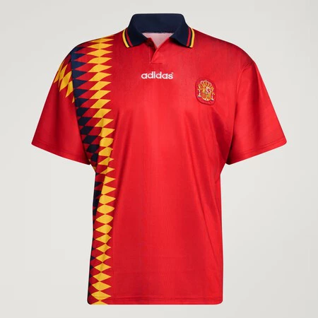 Camiseta Primera Equipacion Adidas Espanha Retro 1994
