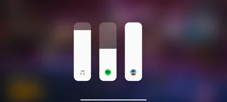 ...これにより、音量コントロールが開きます。