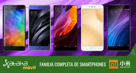 Xiaomi Mi 6, así encaja dentro del catálogo completo de smartphones Xiaomi en 2017