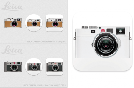 180 iconos gratis de cámaras Leica para Mac OS