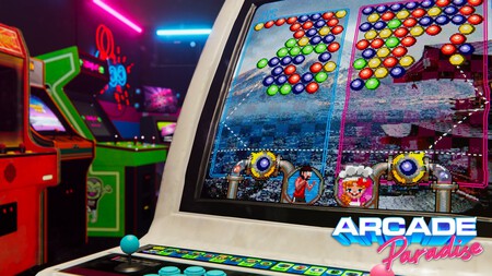 Jugamos a Arcade Paradise: la fantasía de tener tu propio salón recreativo hecha videojuego