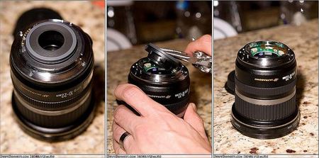 Convertir un objetivo Canon 10-22 EF-S en un objetivo EF