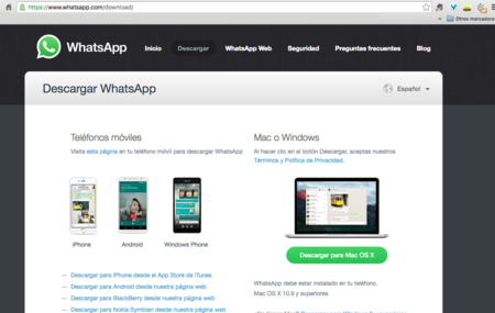 whatsapp for web mac