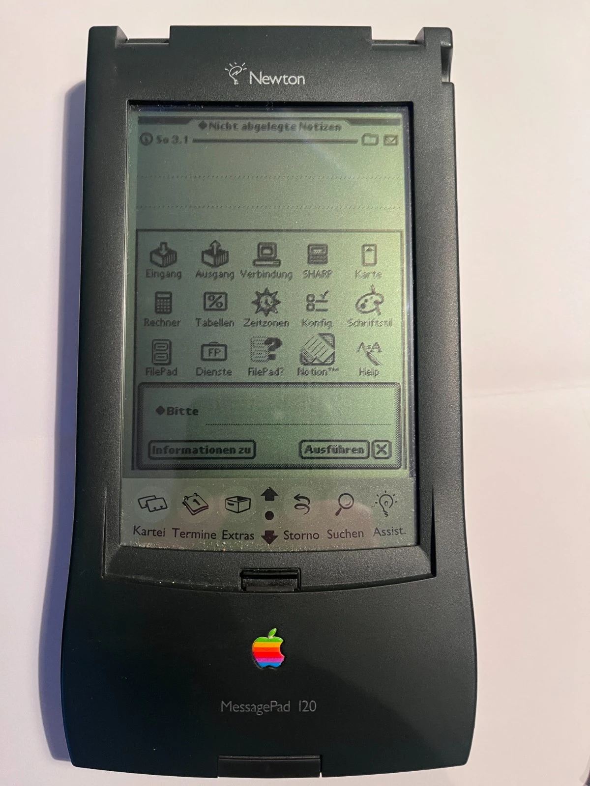 Apple Newton 120 MessagePad, totalmente funcional EXCELENTE estado