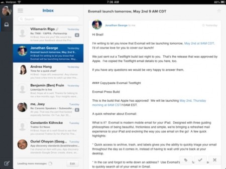 Evomail: otra aplicación que quiere mejorar la gestión de Gmail en iOS