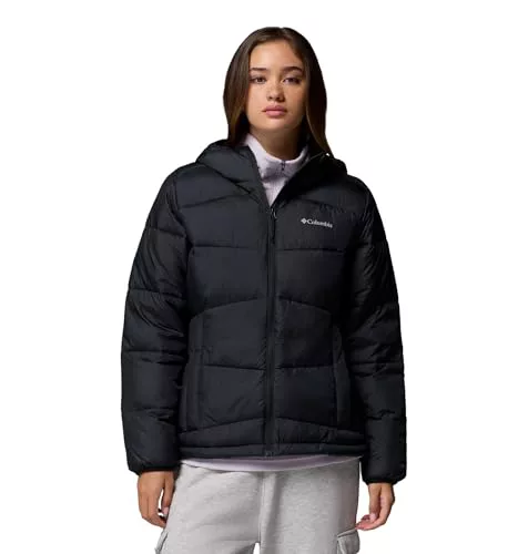 Columbia Fivemile Butte Chaqueta con Capucha, Reflectante Omniheat, Omnishield, Thermarator Reciclado, Resistente al Agua, Dobladillo Ajustable, Bolsillos Seguros - Mujer