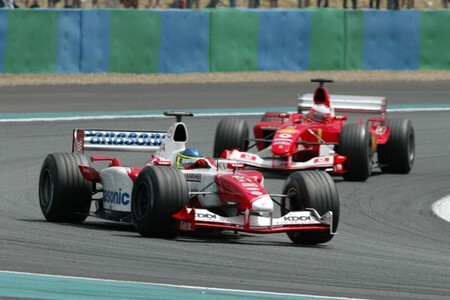 Da Matta Barrichello Francia F1 2003