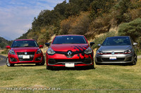 Comparativa: Suzuki Swift Sport vs Renault Clio RS vs Volkswagen Golf GTI (Parte 1)