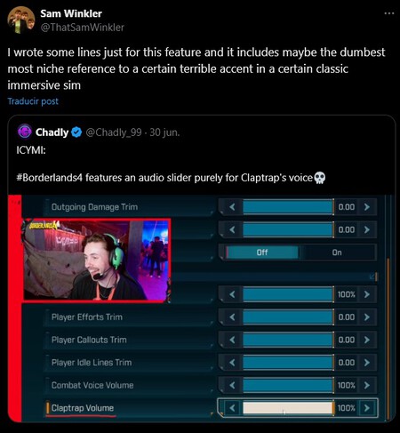 Borderlands 4 Claptrap Bajar El Volumen Silenciar Gearbox