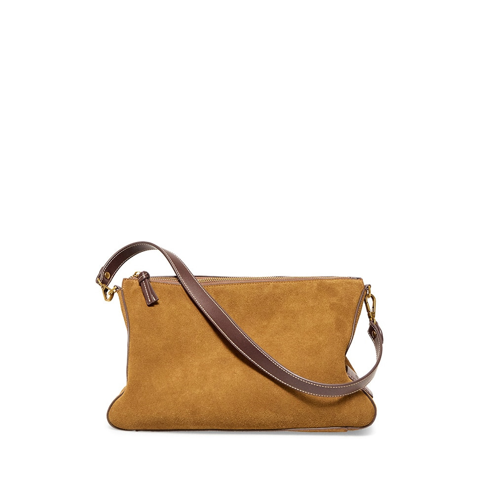 Bolso piel hombro Kaki Sfera