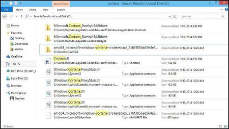 La Technical Preview de Windows 10 está plagada de referencias a Cortana