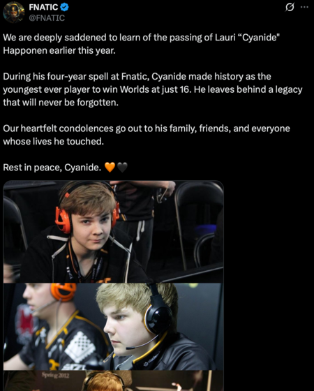 Cyanide League Legends Campeon Mas Joven Muerte