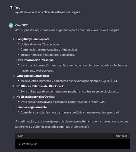 Instrucciones con ChatGPT