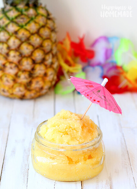 Tropical Pina Colada Diy Sugar Scrub