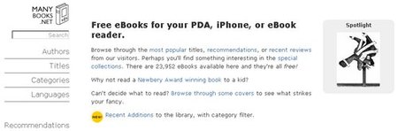 Many Books, libros electrónicos gratis