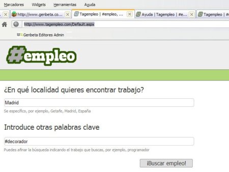 Tagempleo, un portal para buscar trabajo basado en Twitter