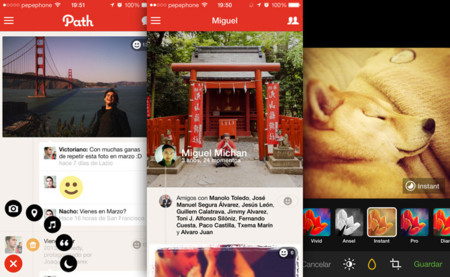 Path se actualiza a iOS 7 para hacernos volver a su camino
