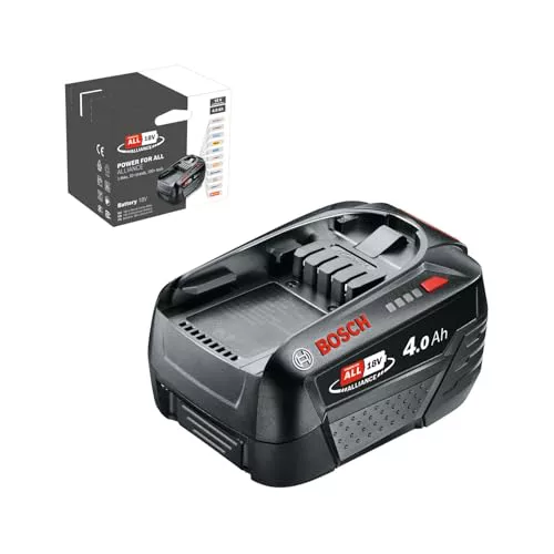 Bosch batería PBA 18V 4.0Ah W-C (sistema de 18 voltios, 4,0 Ah, en caja)
