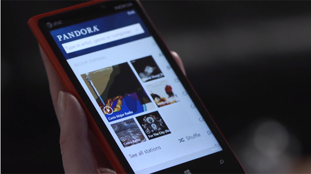 Pandora llega a Windows Phone 8