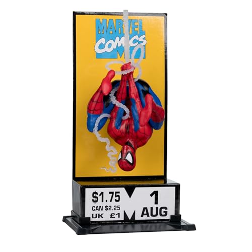 Mcfarlane Corner Box Collectible: Marvel Comics Spiderman No 1 - Spiderman Escala 1/10