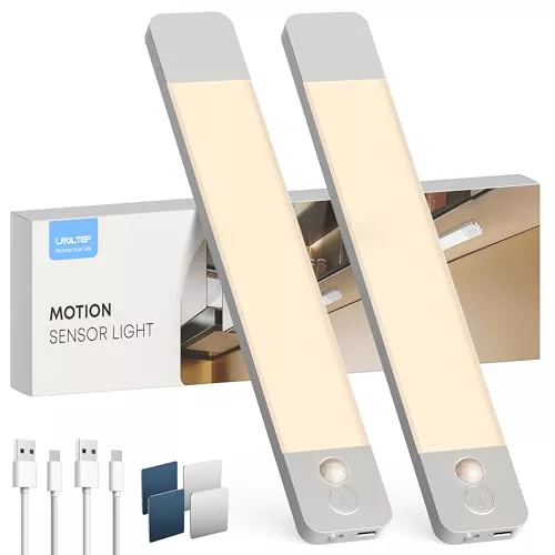 LROLTEF Luz Led Cocina Armario Sensor Movimiento pack de 2
