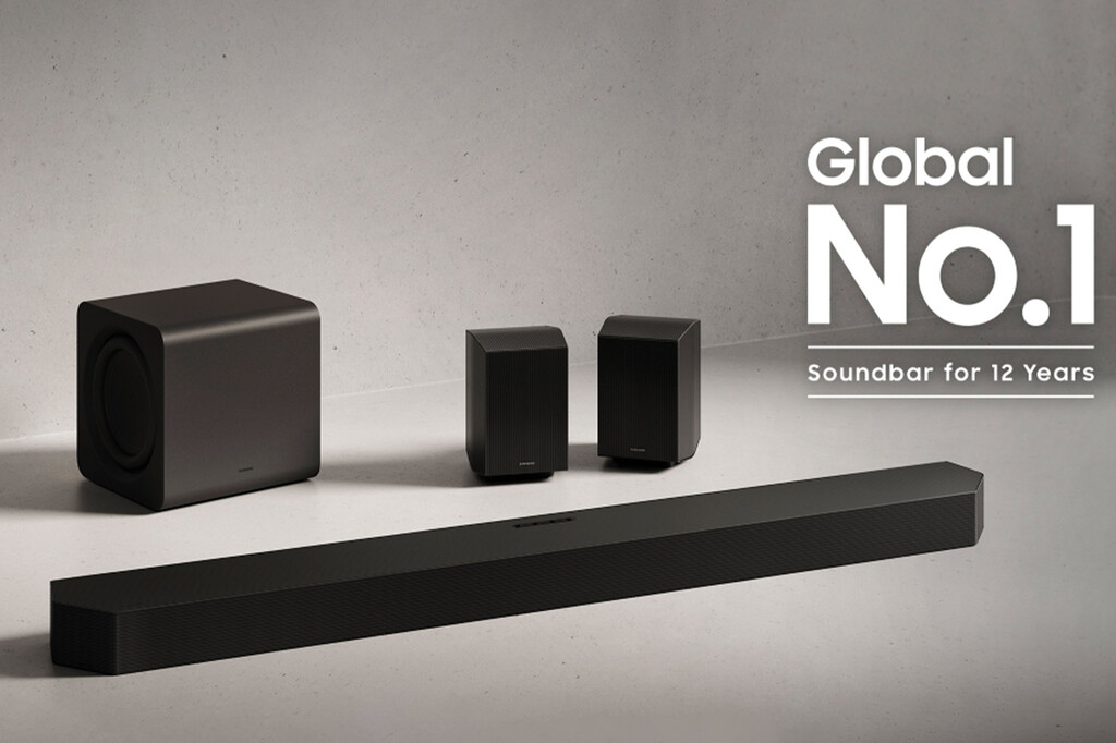 Samsung se corona también como líder de ventas en barras de sonido. Van 12 años consecutivos 