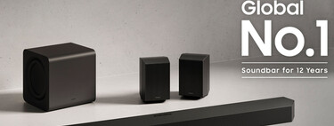 Samsung se corona también como líder de ventas en barras de sonido. Van 12 años consecutivos 