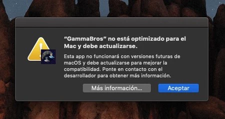 Mac ゲームに関する警告
