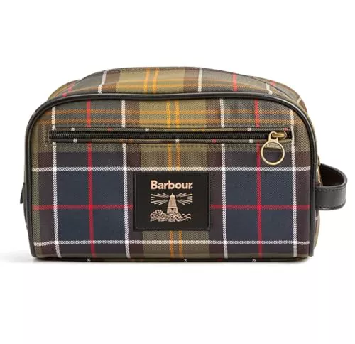 Barbour Bolsa de lavado de tartán para hombre
