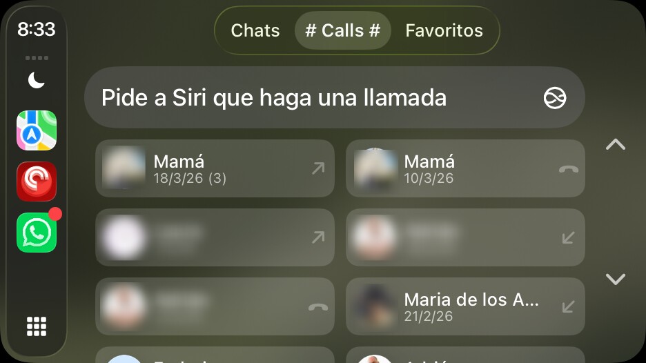 Ya es oficial: WhatsApp estrena app en el coche con CarPlay con todas ...