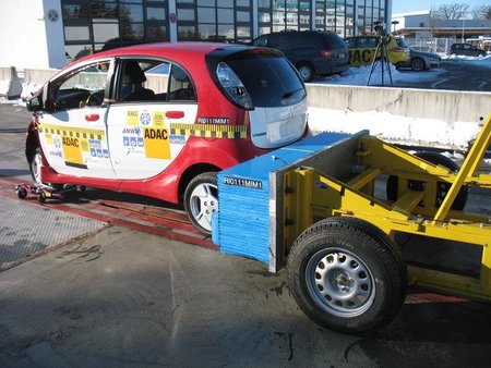 Crash test del Mitsubishi i MiEV