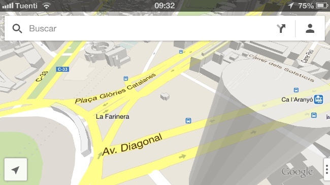 google maps ios mapas