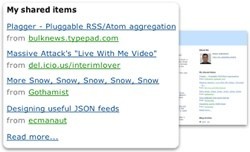 Compartiendo las noticias de tus fuentes de Google Reader en Blogger