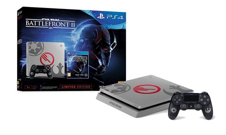 La Edición Limitada Star Wars de la PS4 Slim de 1 TB con el juego Star Wars Battlefront 2, en eBay te sale por sólo 329,95 euros