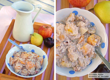 Receta de Bircher Müesli suizo