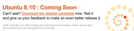 Ubuntu 8.10 Intrepid Ibex: versión candidata ya disponible