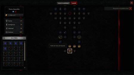 Diablo IV Panel paragon