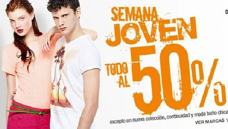 Semana joven a mitad de precio en 'El Corte Inglés'