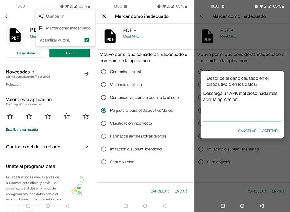 El malware se sigue colando en Google Play: encontramos una app con ...