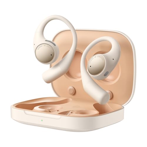 Honor Earbuds Open, AI Traducción en Directo, Cancelación Activa del Ruido, Auriculares Inalambricos Bluetooth 5.2 con 3 Micro, 22H Cascos Inalambricos Bluetooth, IP54, Dorado