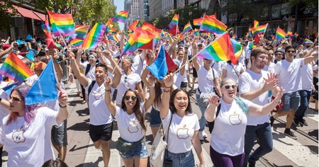 Apple celebra el Día del Orgullo en San Francisco, como apoyo a la comunidad LGBTQ