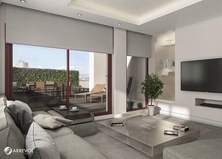 Salon Y Terraza Architecture Attic Madrid Design
