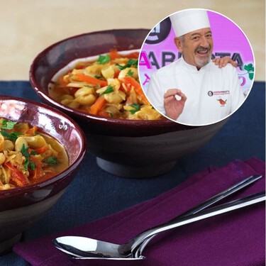 La receta fácil y reconfortante de Karlos Arguiñano, ideal para el tupper de la oficina: cazuela de alubias con pollo