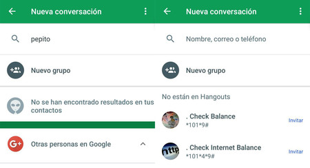 Hangouts 16.0 elimina la pantalla de contactos y los reorganiza para que estén más ordenados