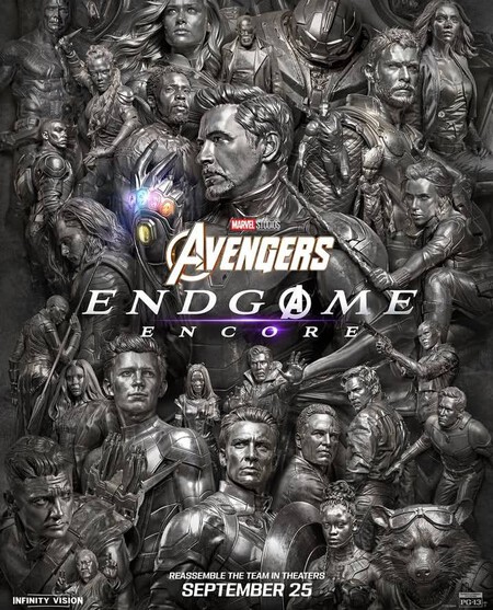 Póster en inglés de 'Vengadores Endgame: Encore'