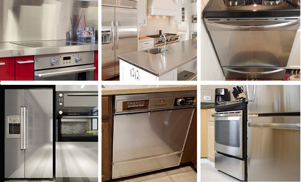 El truco barato para darle acabado en acero inoxidable a un electrodoméstico blanco. Así puedes conseguirlo de forma sencilla