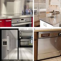 El truco barato para darle acabado en acero inoxidable a un electrodoméstico blanco. Así puedes conseguirlo de forma sencilla